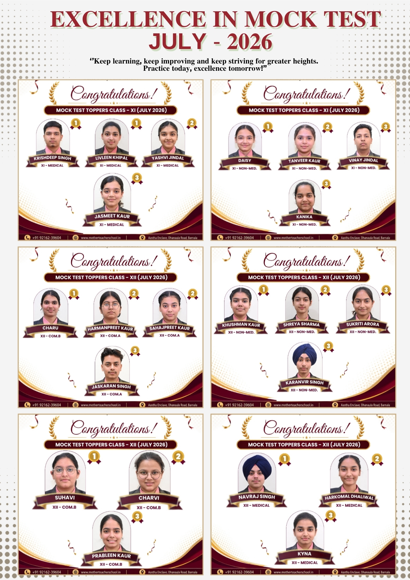Mother Teacher School Barnala